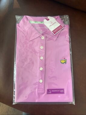 2026 Augusta Masters Magnolia Lane Purple Polo Women’s Embroidered Logo